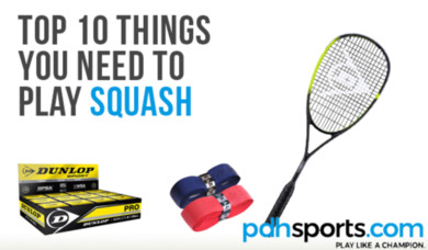 Top ten things you need to play squash