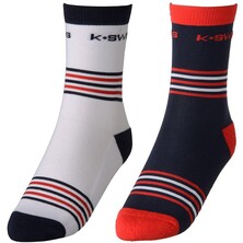 K-Swiss Men&#039;s Heritage Socks Duo Pack
