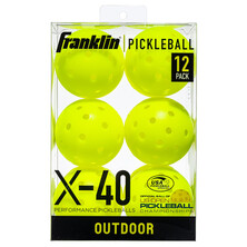 Franklin X-40 Outdoor Pickleball Balls - Pack Of 12