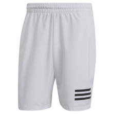 Adidas Men&#039;s Club 3 Stripe Short White