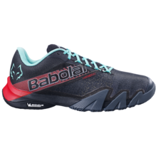 Babolat Men&#039;s Jet Premura 2 Lebron Padel Shoes Black Fiesta Red