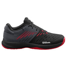 Wilson Men&#039;s Kaos Comp 3.0 Tennis Shoes Black Ebony Red