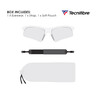 Tecnifibre Eye Protection Glasses White Green