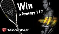 Win a NEW Tecnifibre Dynergy 117 Squash Racket!