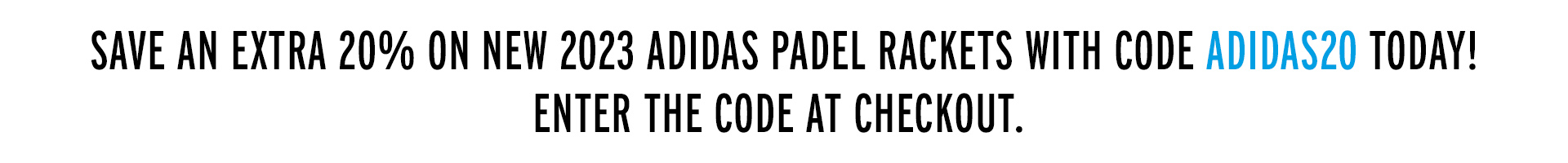 Adidas Padel Deal