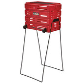 Tourna Deluxe Ball Basket Red