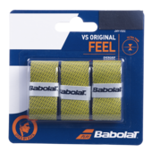 Babolat VS Original Feel Grip 3 Pack - Black Yellow