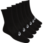 Asics Crew Socks 6 Pack Black