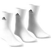 Adidas Cushion Crew Sock 3 Pack White