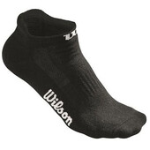 Wilson Women's No Show Sock 3 Pack Black