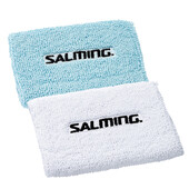Salming Mid 2.0 Wristband 2 Pack Turquoise White