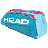 Head Tour Team 9R Supercombi Racket Bag Blue Pink