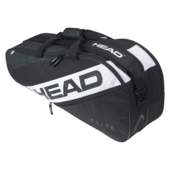 Head Elite 6R Combi Racket Bag Black White