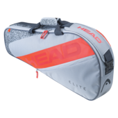 Head Elite 3 Racket Bag Grey Orange