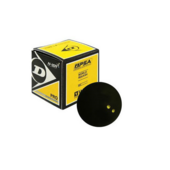 WSF & WSA & PSA Official Ball 4 x Dunlop Pro Squash Balls Double Yellow Dot 