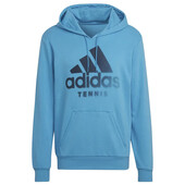 Adidas Men's Tennis Graphic Hoodie Blue
