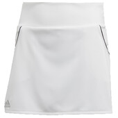 Adidas Girls Club Skirt White Matte Silver Black