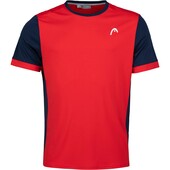 Head Men's Davies T-Shirt Red Dark Blue