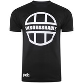 UNSQUASHABLE PDHSports Training Performance T-Shirt - Black White