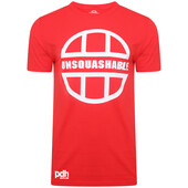 UNSQUASHABLE PDHSports Training Performance T-Shirt Red White