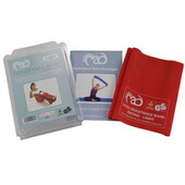 Fitness Mad Resistance Bands & User Guide - Light Red