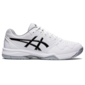 Asics Men's Gel Dedicate 7 Tennis Shoes White Black