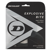 Dunlop Explosive Bite 17G Tennis String Set Black