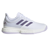 Adidas SoleCourt Boost Women's Tennis Shoes White Purple