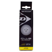 Dunlop Club Champ Table Tennis Balls 3 Pack