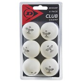 Dunlop Club Champ Table Tennis Balls 6 Pack