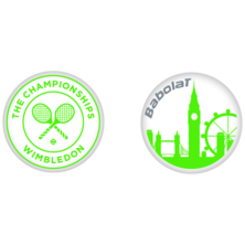 Babolat Wimbledon Vibration Dampener White Green