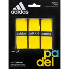 Adidas Padel Overgrip Yellow - 3 Pack