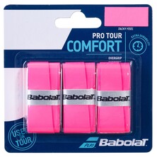 Babolat Pro Tour Comfort Overgrips 3 Pack - Pink