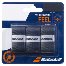 Babolat VS Original Feel Grip 3 Pack - Black Fluo Yellow