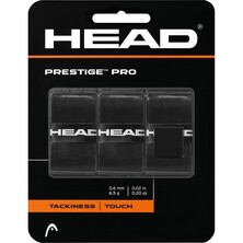 Head Prestige Pro Overgrip 3 Pack - Black