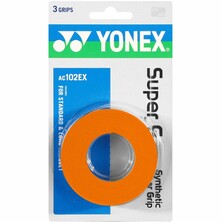 Yonex AC102EX Super Grap Overgrips Pack Of 3 Orange