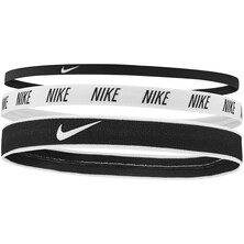 Nike Mixed Width Headbands 3 Pack Black