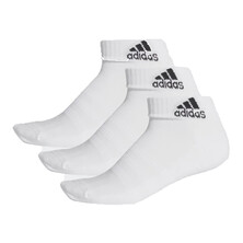 Adidas Cushion Ankle Sock 3 Pack White