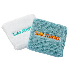 Salming Wristband Short 2 Pack Pale Blue White