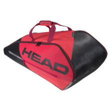 Head Tour Team 9R Supercombi Racket Bag Black Red