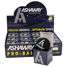 Ashaway Single Dot Squash Balls - Dozen