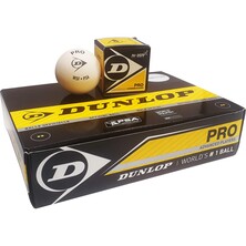 Dunlop ES Pro White Squash Ball - 1 Dozen