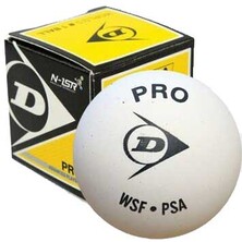 3 balls in individual boxes Dunlop Pro 3 Squash Balls 