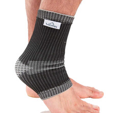 Vulkan Advanced Elastic Ankle Support Grey Black