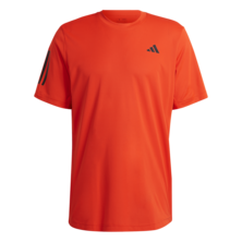 Adidas Men's Club 3 Stripe Tee Orange