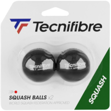 Tecnifibre Squash Balls Red Dot Pack Of Two