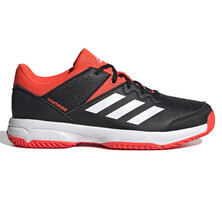 Adidas Court Stabil Junior Shoes Black Solar Red