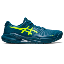 Asics Men's Gel Challenger 14 Tennis Shoes Restful Teal Safety Yellow