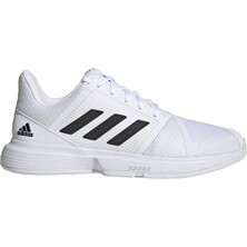 Adidas Men's CourtJam Bounce Tennis Shoes White Core Black