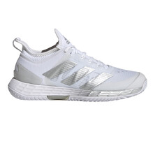 Adidas Women&#039;s Adizero Ubersonic 4.0 Tennis Shoe White Silver
